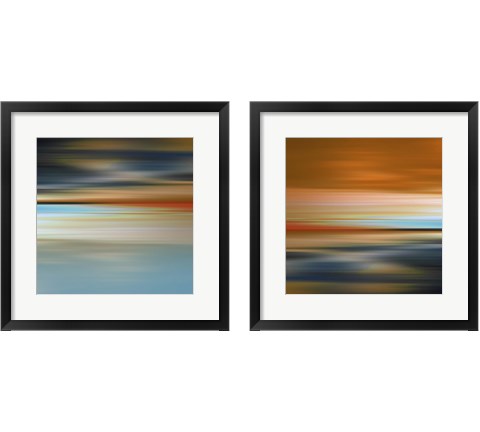 Blurred Landscape 2 Piece Framed Art Print Set by PI Galerie