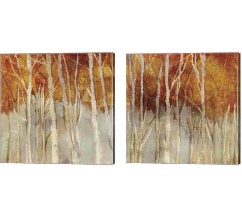 Belgium Forest 2 Piece Canvas Print Set by Edward Selkirk