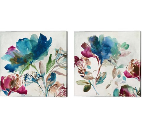 Blossoming 2 Piece Canvas Print Set by Asia Jensen