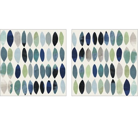 Leaf Abstract 2 Piece Art Print Set by Posters International Studio