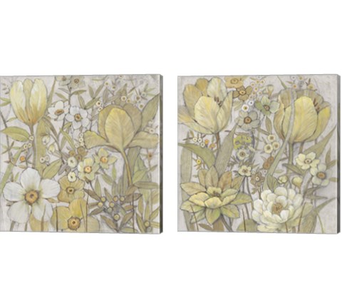 Mix Floral 2 Piece Canvas Print Set by Timothy O'Toole