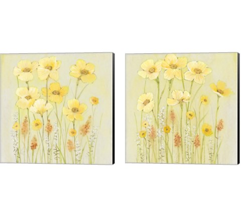 Soft Spring Floral 2 Piece Canvas Print Set by Timothy O'Toole
