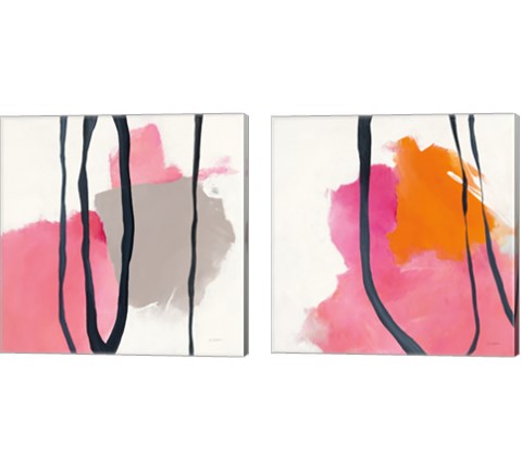Somersault  2 Piece Canvas Print Set by Mike Schick