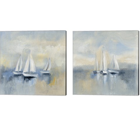 Morning Sail 2 Piece Canvas Print Set by Silvia Vassileva
