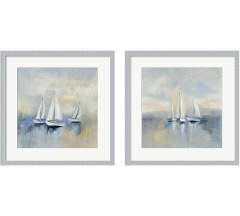 Morning Sail 2 Piece Framed Art Print Set by Silvia Vassileva