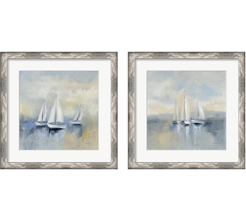 Morning Sail 2 Piece Framed Art Print Set by Silvia Vassileva