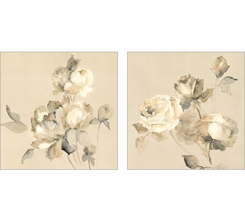 Blossoms 2 Piece Art Print Set by Wild Apple Portfolio