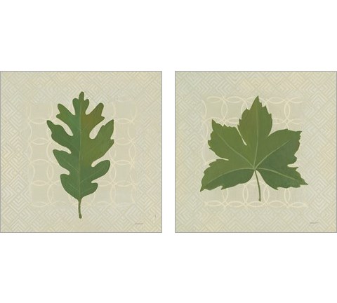 Forest Leaves 2 Piece Art Print Set by Kathrine Lovell