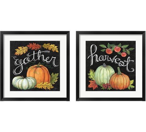 Autumn Harvest 2 Piece Framed Art Print Set by Mary Urban