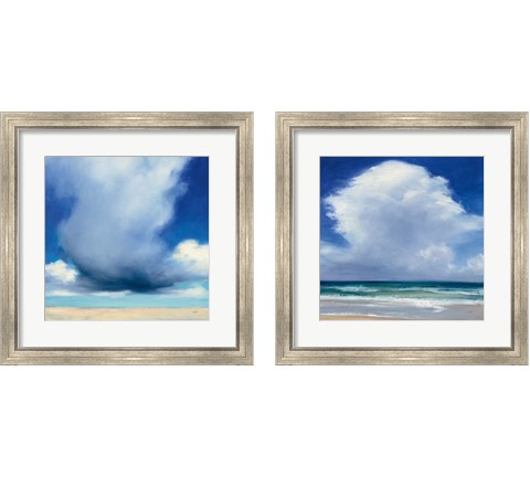 Beach Clouds 2 Piece Framed Art Print Set by Julia Purinton