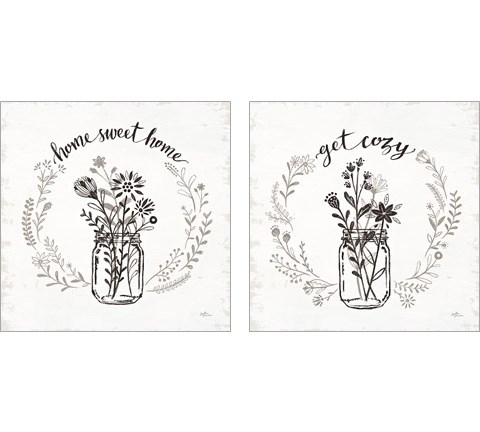 Our Nest 2 Piece Art Print Set by Janelle Penner