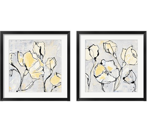 16 Again with Yellow 2 Piece Framed Art Print Set by Kellie Day