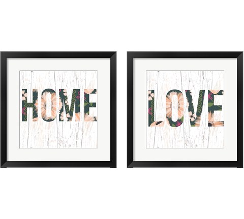 Love & Home 2 Piece Framed Art Print Set by Katie Doucette
