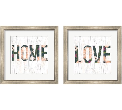 Love & Home 2 Piece Framed Art Print Set by Katie Doucette