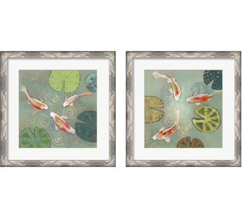 Floating Motion 2 Piece Framed Art Print Set by Aleah Koury