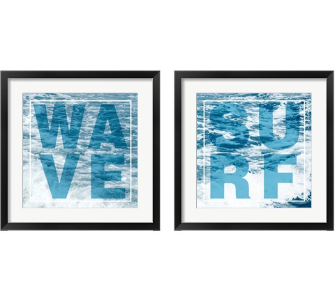 Surf & Wave 2 Piece Framed Art Print Set by Emily Navas