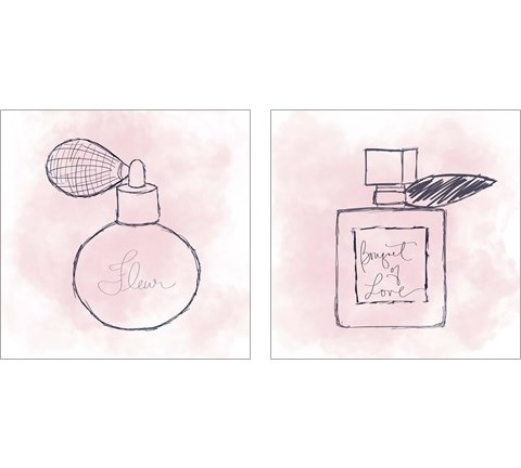 French Perfume 2 Piece Art Print Set by Emily Navas