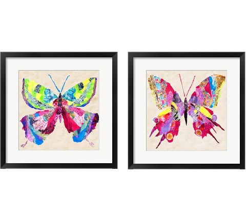 Brilliant Butterfly 2 Piece Framed Art Print Set by Gina Ritter