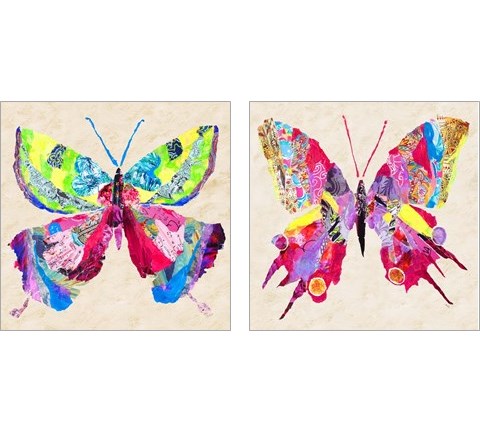 Brilliant Butterfly 2 Piece Art Print Set by Gina Ritter