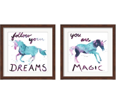 Magic Dreams 2 Piece Framed Art Print Set by June Erica Vess