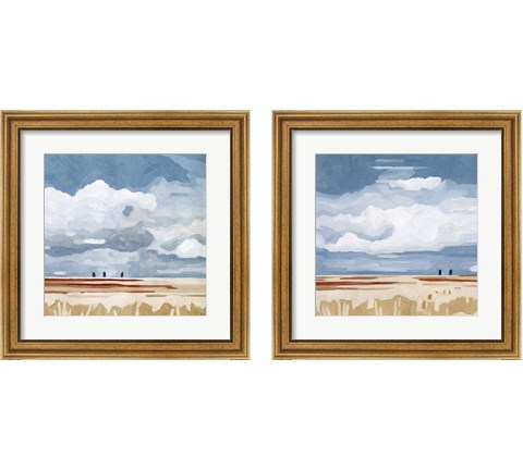Prairie Landscape 2 Piece Framed Art Print Set by Emma Scarvey