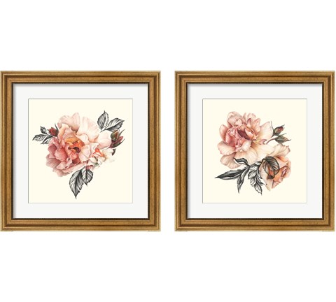 The Light of Day Rose 2 Piece Framed Art Print Set by Lily Liama