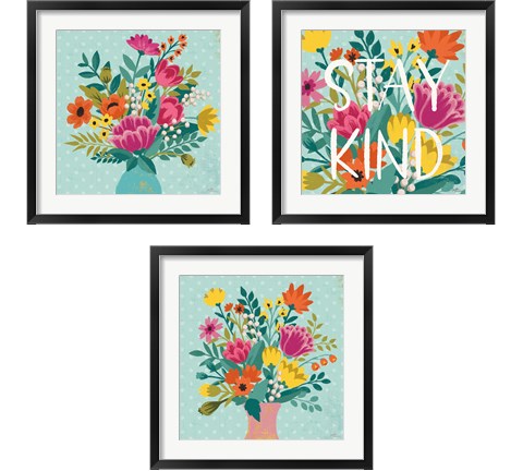 Romantic Luxe 3 Piece Framed Art Print Set by Janelle Penner