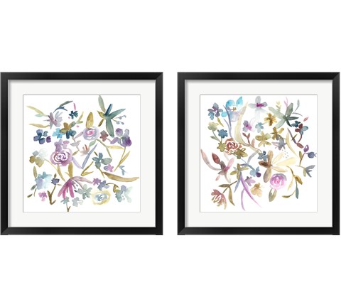 Concord Florals 2 Piece Framed Art Print Set by Chariklia Zarris