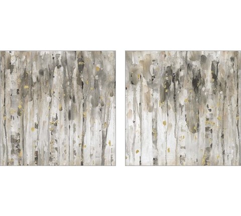 The Forest Neutral 2 Piece Art Print Set by Lisa Audit