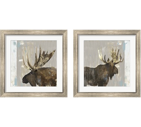 Moose Tails 2 Piece Framed Art Print Set by Aimee Wilson