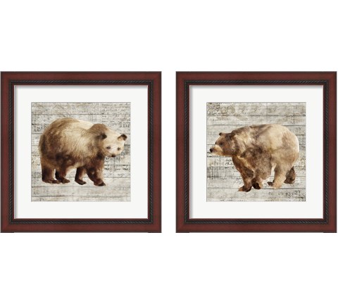 Crossing Bear 2 Piece Framed Art Print Set by Isabelle Z