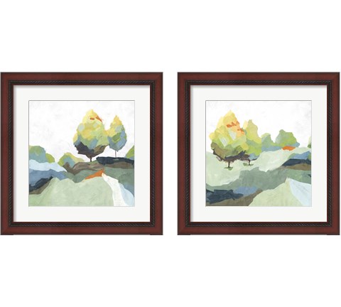 Blocked  2 Piece Framed Art Print Set by Isabelle Z