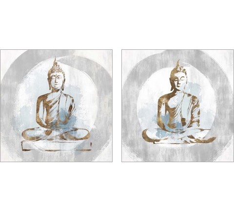 Buddhist 2 Piece Art Print Set by Isabelle Z