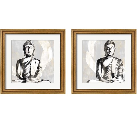Buddha 2 Piece Framed Art Print Set by Isabelle Z