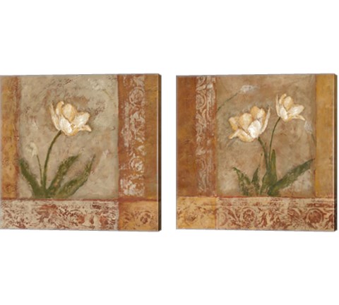Morning Floral 2 Piece Canvas Print Set by Judi Bagnato