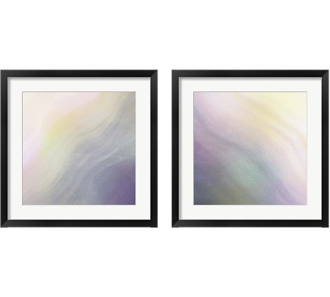 Abalone Haze  2 Piece Framed Art Print Set by Victoria Borges