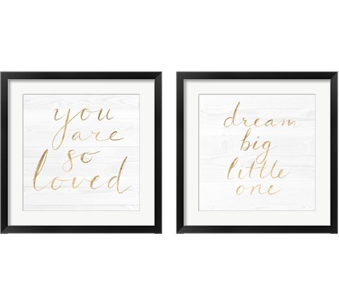 Sweet Dreams 2 Piece Framed Art Print Set by Victoria Borges