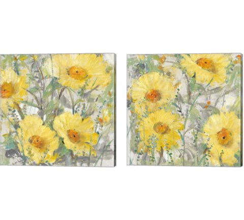 Yellow Bunch 2 Piece Canvas Print Set by Timothy O'Toole