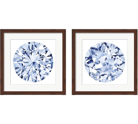 Diamond Drops 2 Piece Framed Art Print Set by Grace Popp