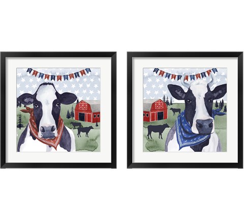 American Herd 2 Piece Framed Art Print Set by Grace Popp