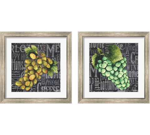 Wine Grapes 2 Piece Framed Art Print Set by Mary Beth Baker