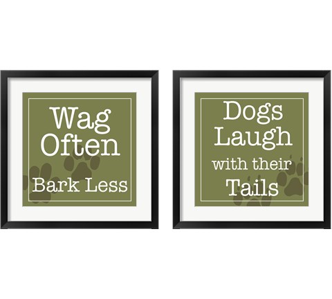 Dogs 2 Piece Framed Art Print Set by Wild Apple Portfolio