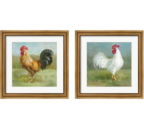 Noble Rooster 2 Piece Framed Art Print Set by Danhui Nai
