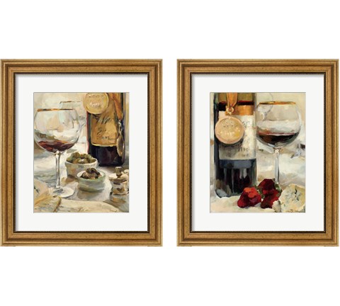 Award Winning Wine 2 Piece Framed Art Print Set by Marilyn Hageman