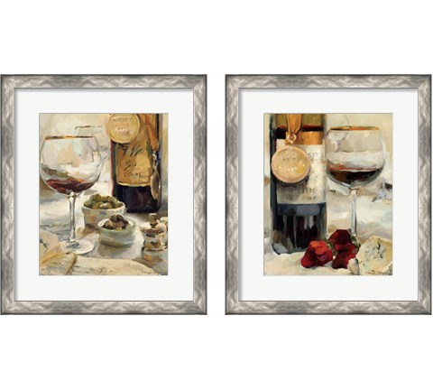 Award Winning Wine 2 Piece Framed Art Print Set by Marilyn Hageman