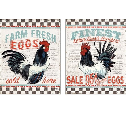 Morning News 2 Piece Art Print Set by Janelle Penner