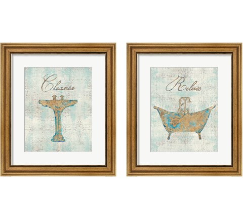 Cleanse & Relax 2 Piece Framed Art Print Set by Studio Mousseau