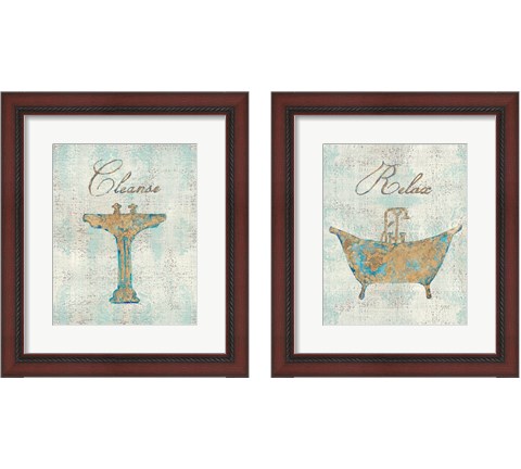 Cleanse & Relax 2 Piece Framed Art Print Set by Studio Mousseau