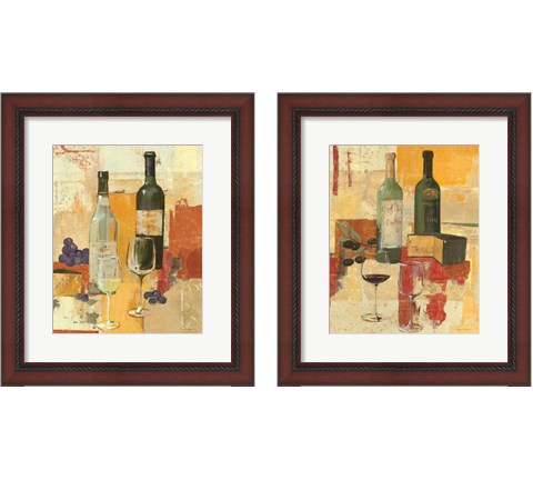 Contemporary Wine Tasting 2 Piece Framed Art Print Set by Avery Tillmon