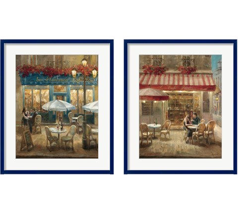 Paris Cafe 2 Piece Framed Art Print Set by Danhui Nai